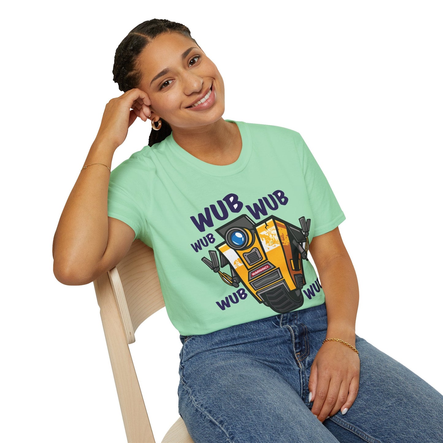 Cartoon T Shirt Animation Tee Funny Unisex Gildan Softstyle 64000 Ring Spun Cotton