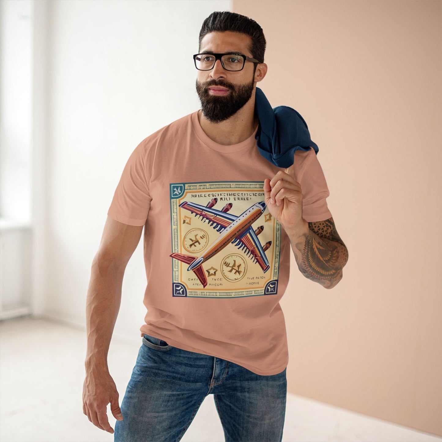 Postage Stamp Shirt Unisex Premium Cotton Tee With Original Art By Retro2Nova Art Collection