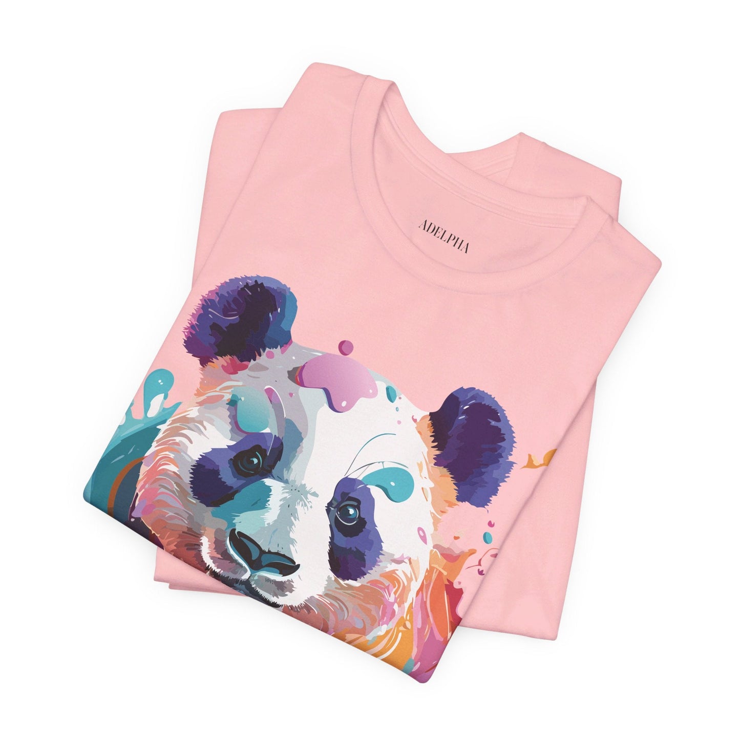 Panda Graphic Tee Unisex Vintage Inspired Art Design By Adelpha Premium Jersey Short Sleeve