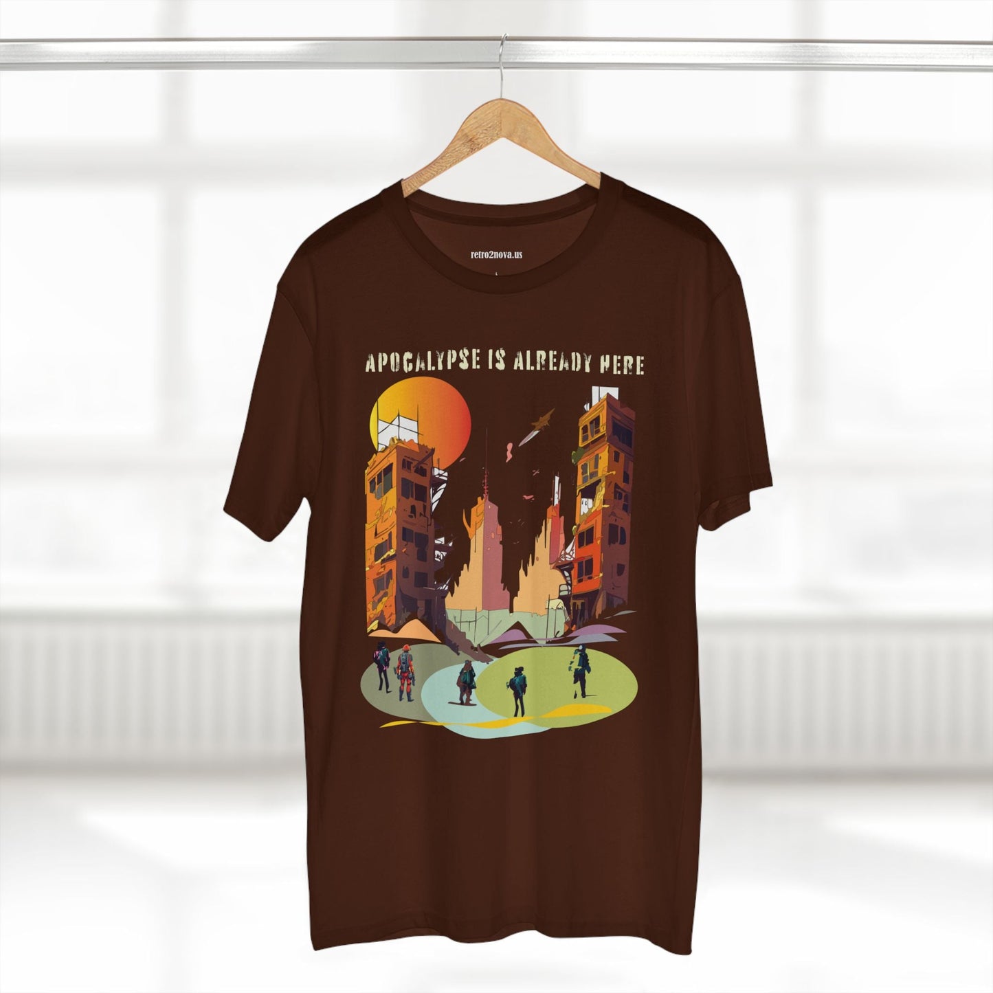 Cataclysm Doomsday Shirt Unisex Premium Cotton Tee With Original Art Design From Retro2Nova