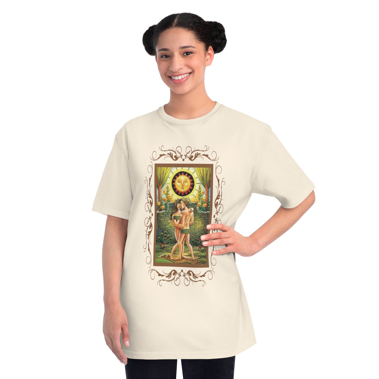 Camiseta unisex de algodón orgánico con cartas del tarot