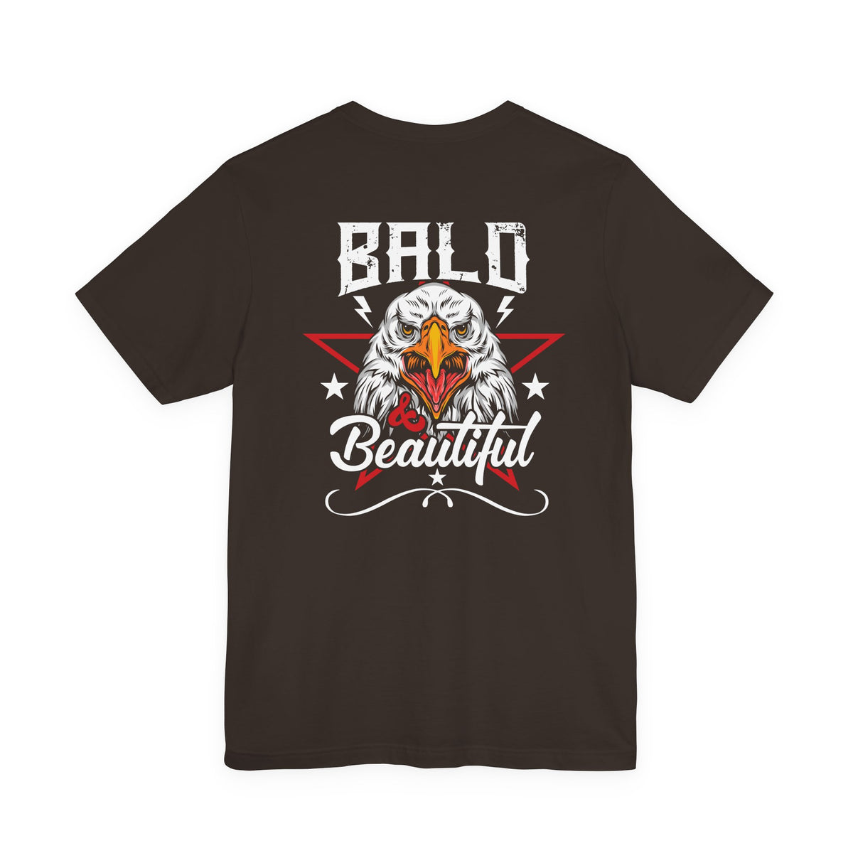 Bald Beautiful Eagle T-Shirt Patriotic Vintage Illustration Unisex Cotton Tee a3