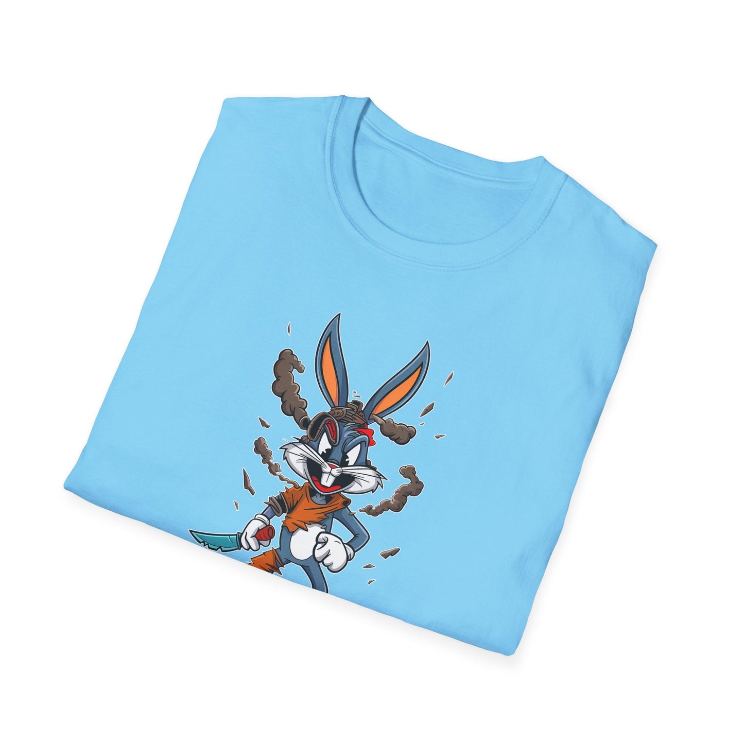 Bugs Bunny T Shirt Unisex Cartoon Tee Gildan Softstyle 64000 Comfortable Graphic Tee Classic