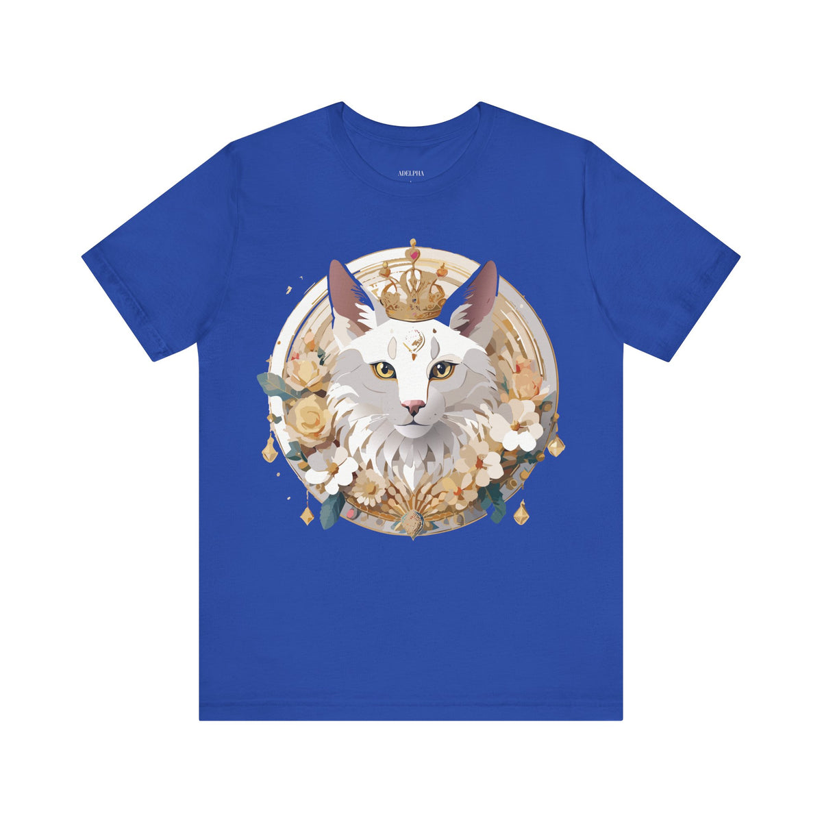 Medallion Graphic Unisex Cotton Bella+Canvas Tee with Art Design d63