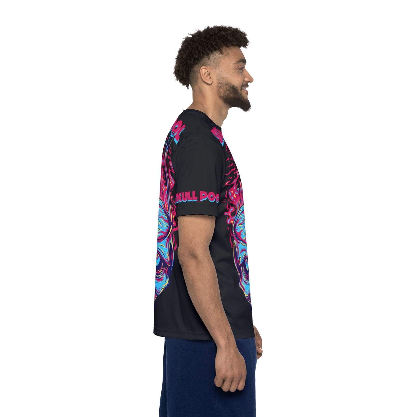 Be25 Fun Graphic T-Shirt, Art Design Poly Shirt, All Over Print Graphic Tee, Monsters T-Shirt, Cartoon Tees