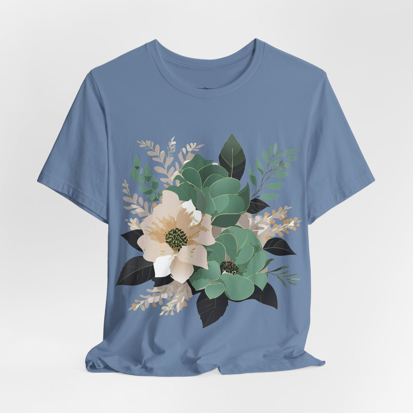 Flowers Shirt Floral Shirt Unisex Jersey Short Sleeve Tee From Flowers Collection Retro2Nova