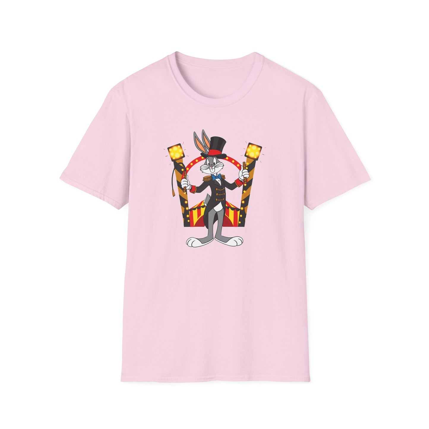 Cartoon Bunny Graphic Unisex Cotton Animal Animation Artwork Design Tee 14