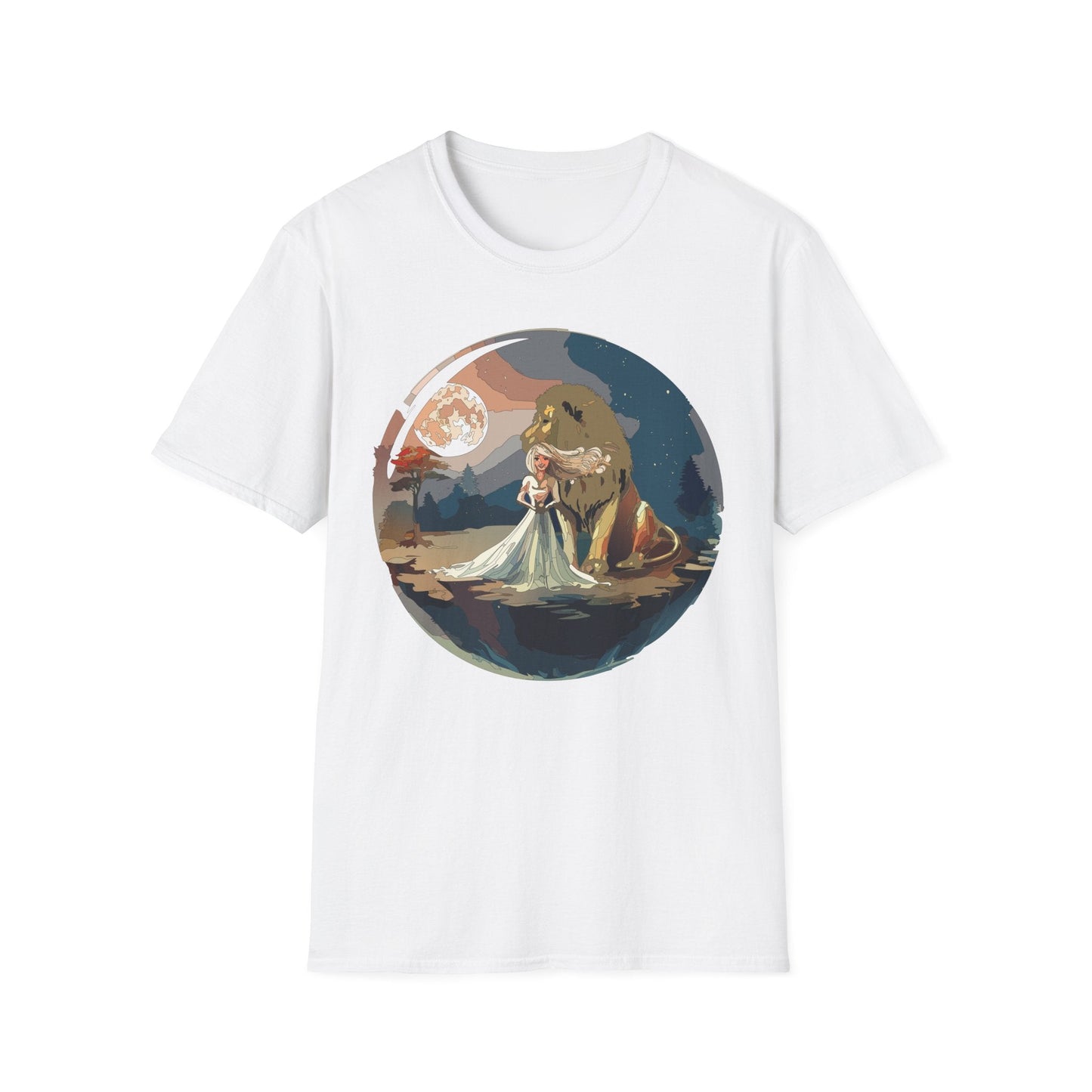 Womens Graphic T Shirt Art Design Unisex Softstyle 64000 Gildan Short Sleeve Tee