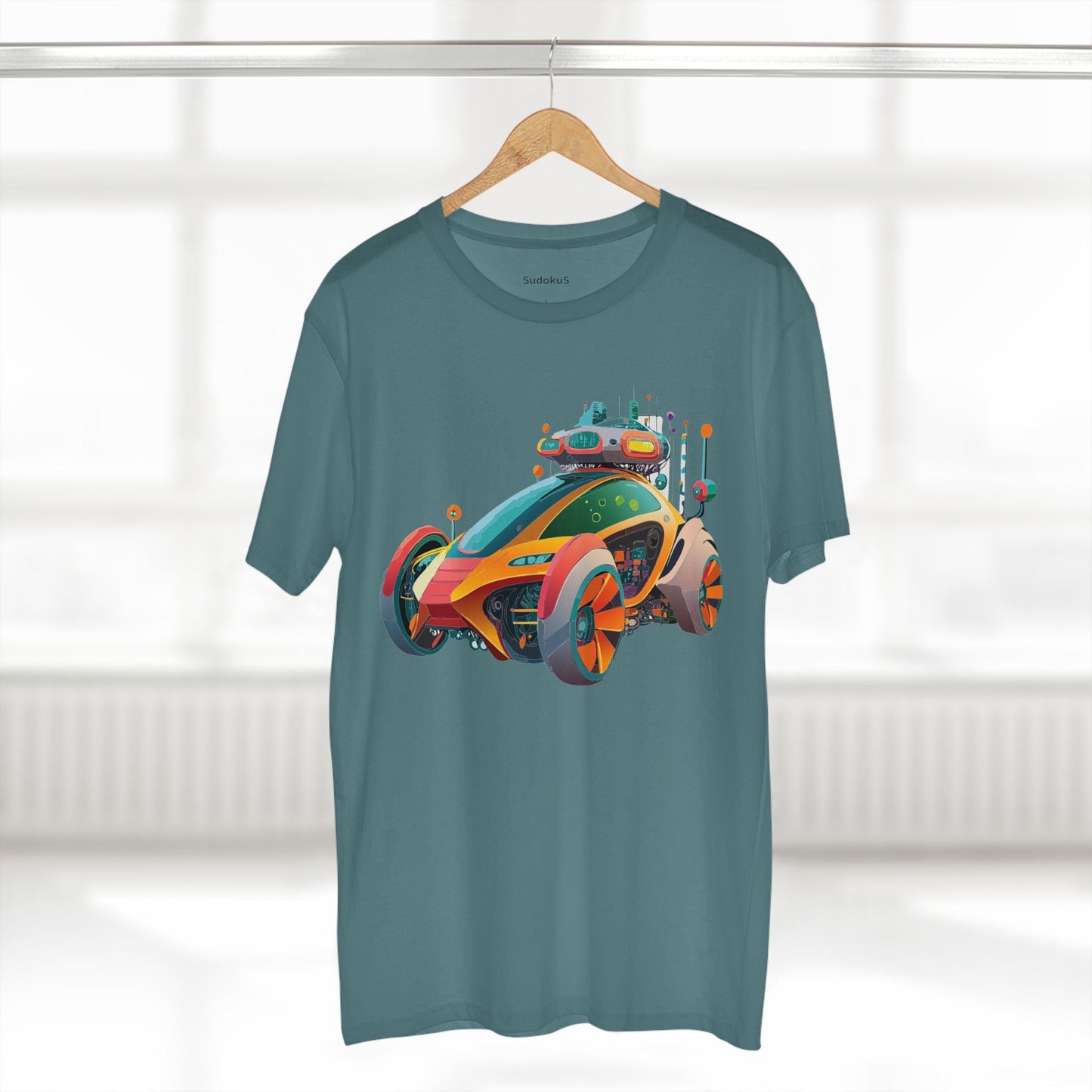 Car Graphic Unisex 100 Cotton Staple Tee 24