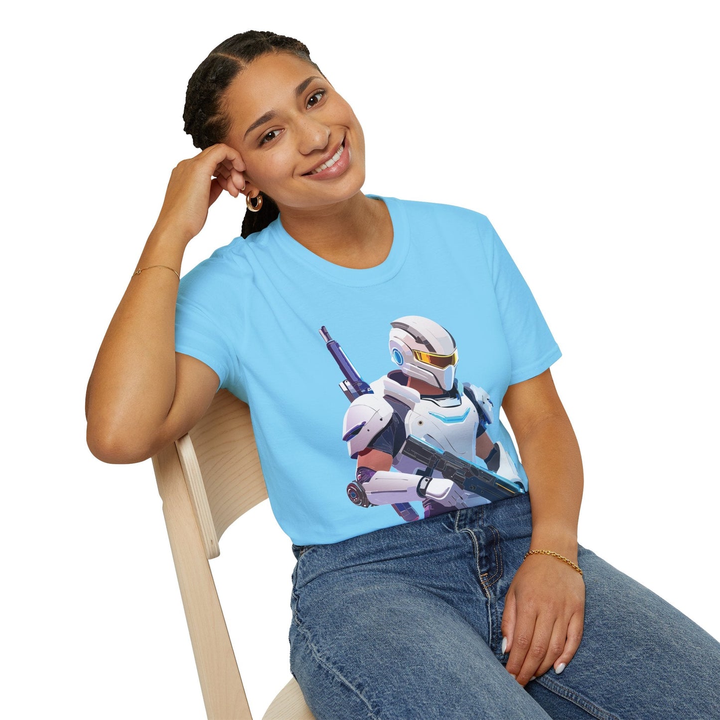 Robocop T Shirt Unisex Softstyle 64000 Gildan 100 Percent Ring Spun Cotton Graphic Tee