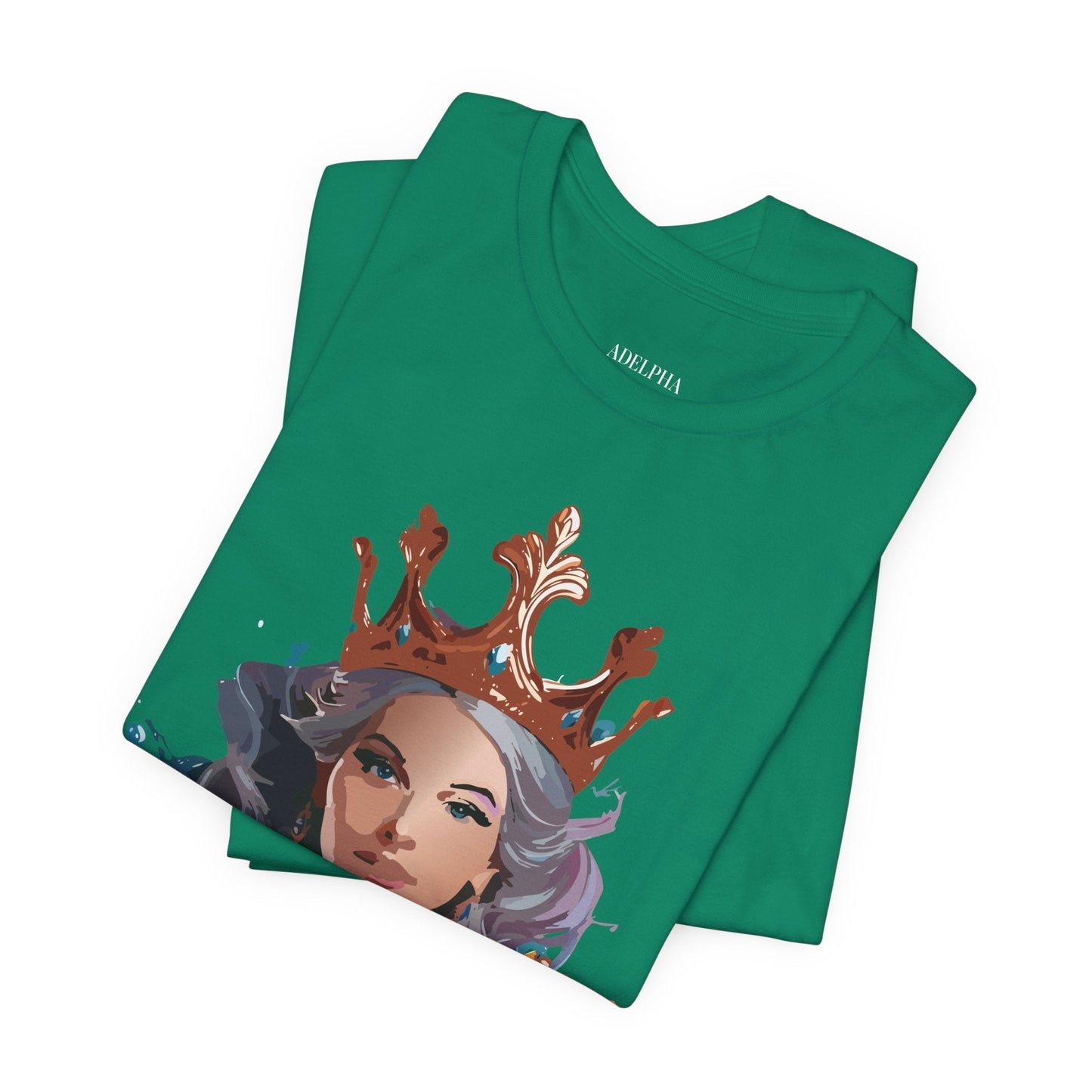 Queen Graphic Tee By Adelpha Art Design Unisex Short Sleeve Vintage Inspired Shirt