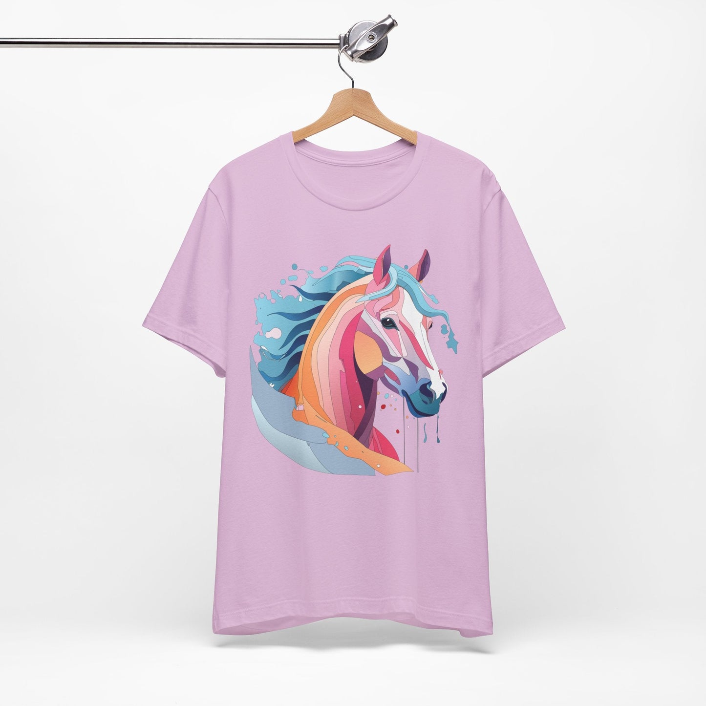 Unisex Animal Tee Shirt With Art Design Wild Animals Short Sleeve Premium Comfort Fit