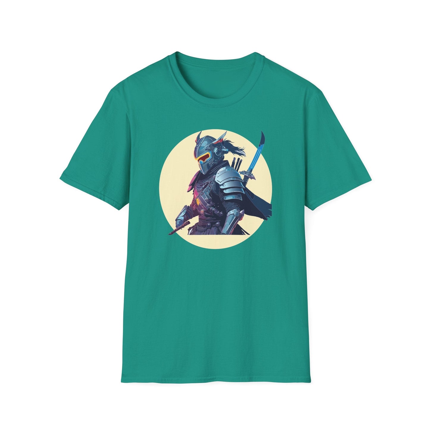 Samurai Shirt Unisex Softstyle Short Sleeve T Shirt Gildan 64000 Breathable Comfort Wear