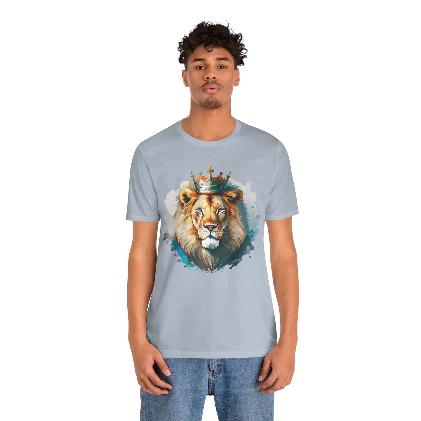 Lion Shirt, Animal Shirt, T-Shirt with Lion, Art Design Tee, Animal Tees, Safari T-Shirt, Crown Tee 13