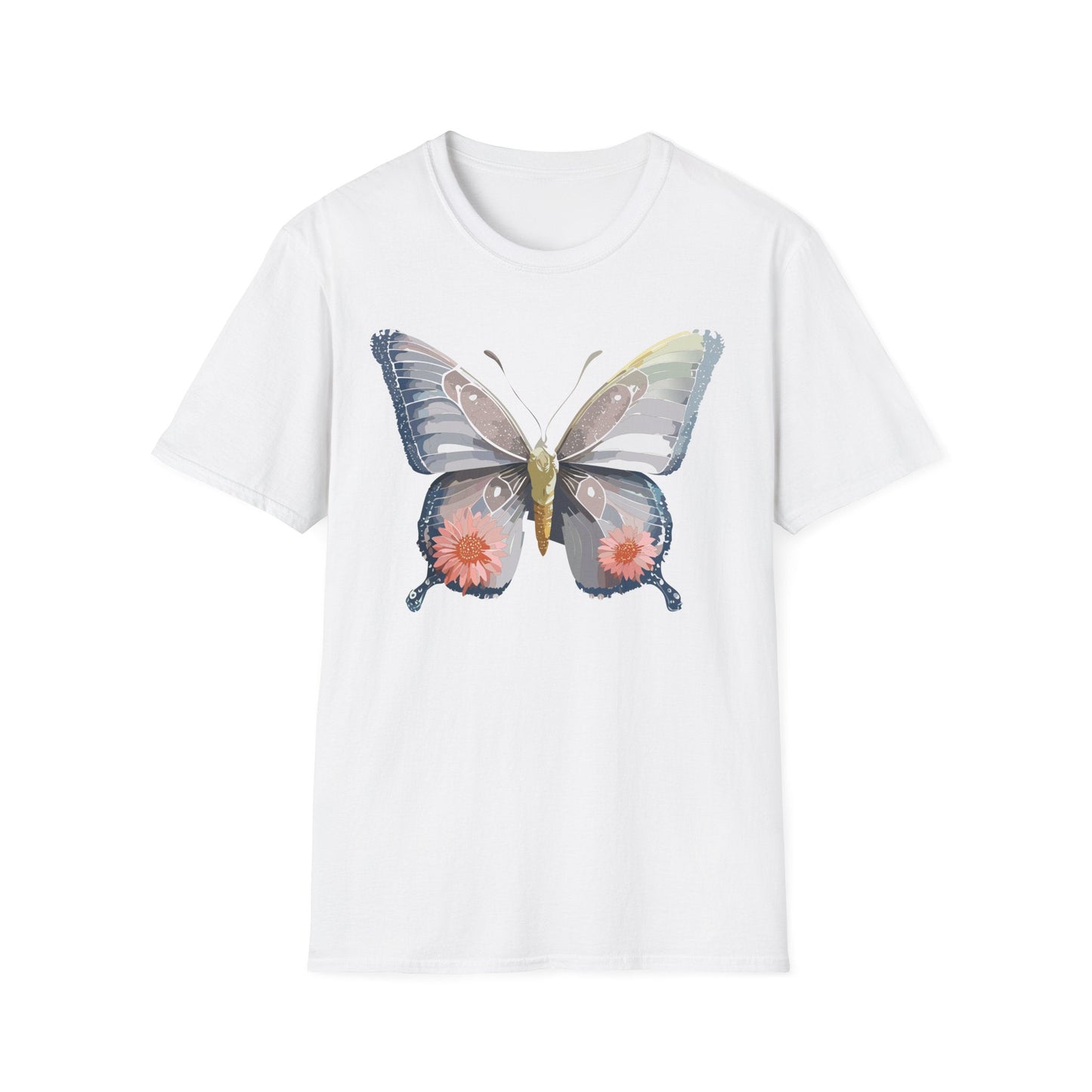 Butterfly Shirt Unisex T Shirt 100 Percent Ring Spun Cotton Softstyle Tee Monarch