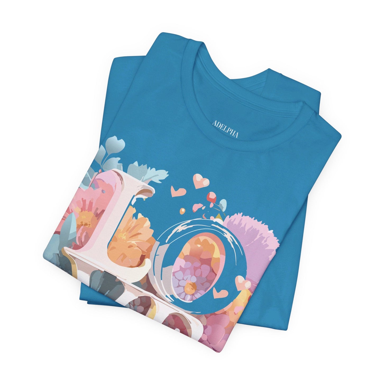 Valentine Graphic Tee Unisex Jersey Short Sleeve Art Design By Adelpha Vintage Artwork