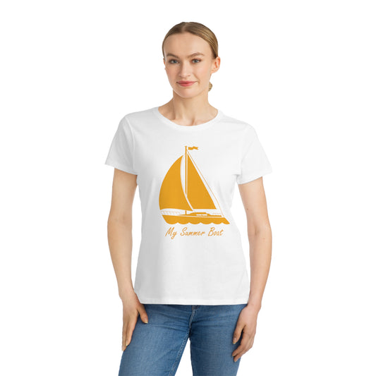 Organic Cotton Women T-Shirt with Summer print