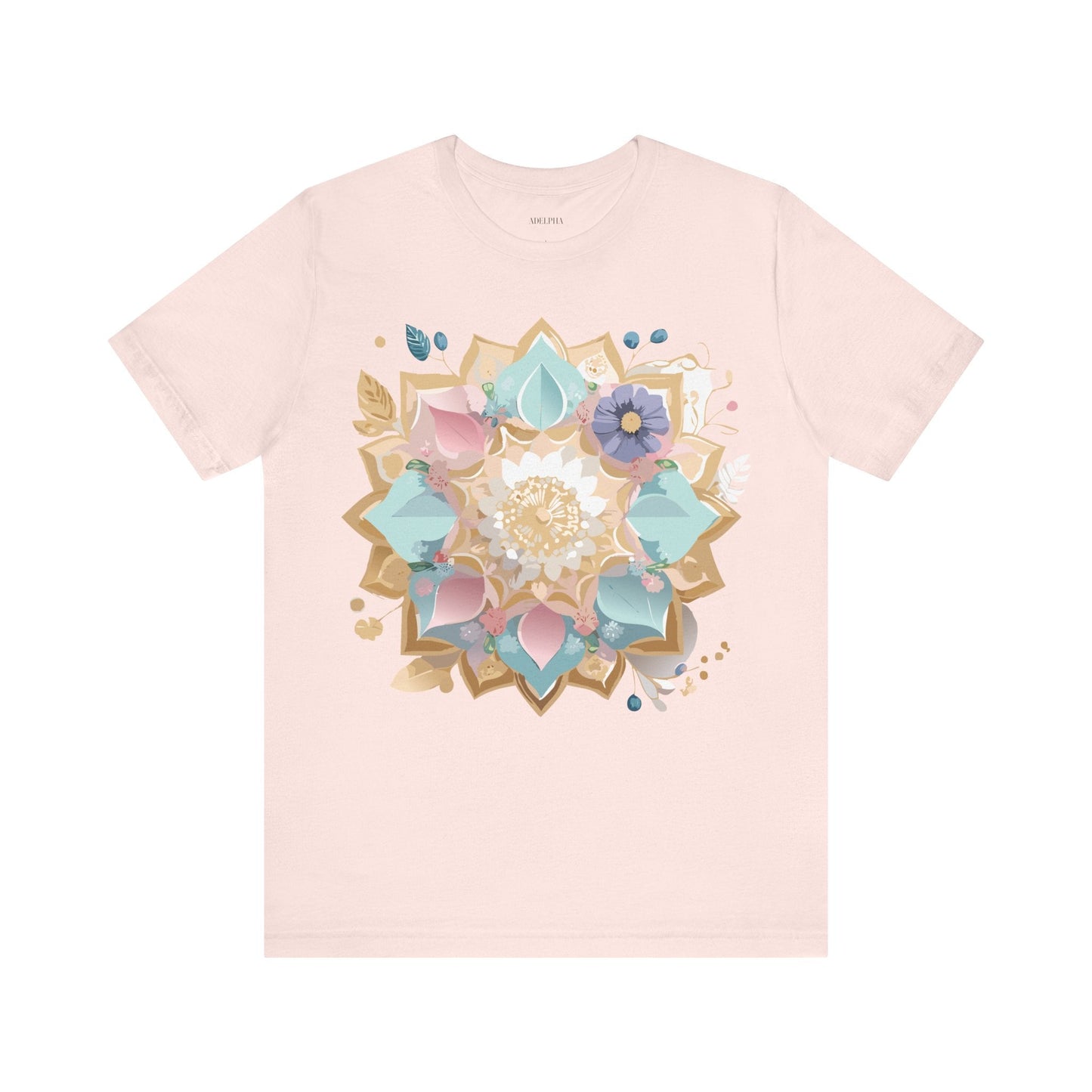 Adelpha Mandala Graphic Tee Unisex Jersey Short Sleeve Vintage Inspired Artwork Shirt
