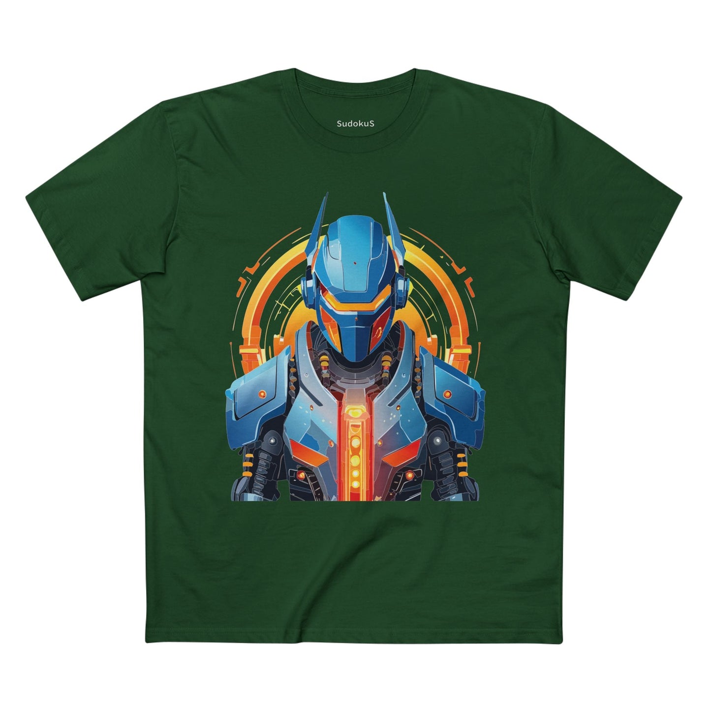Cyborg Robot Graphic Unisex 100 Cotton Staple Tee 9