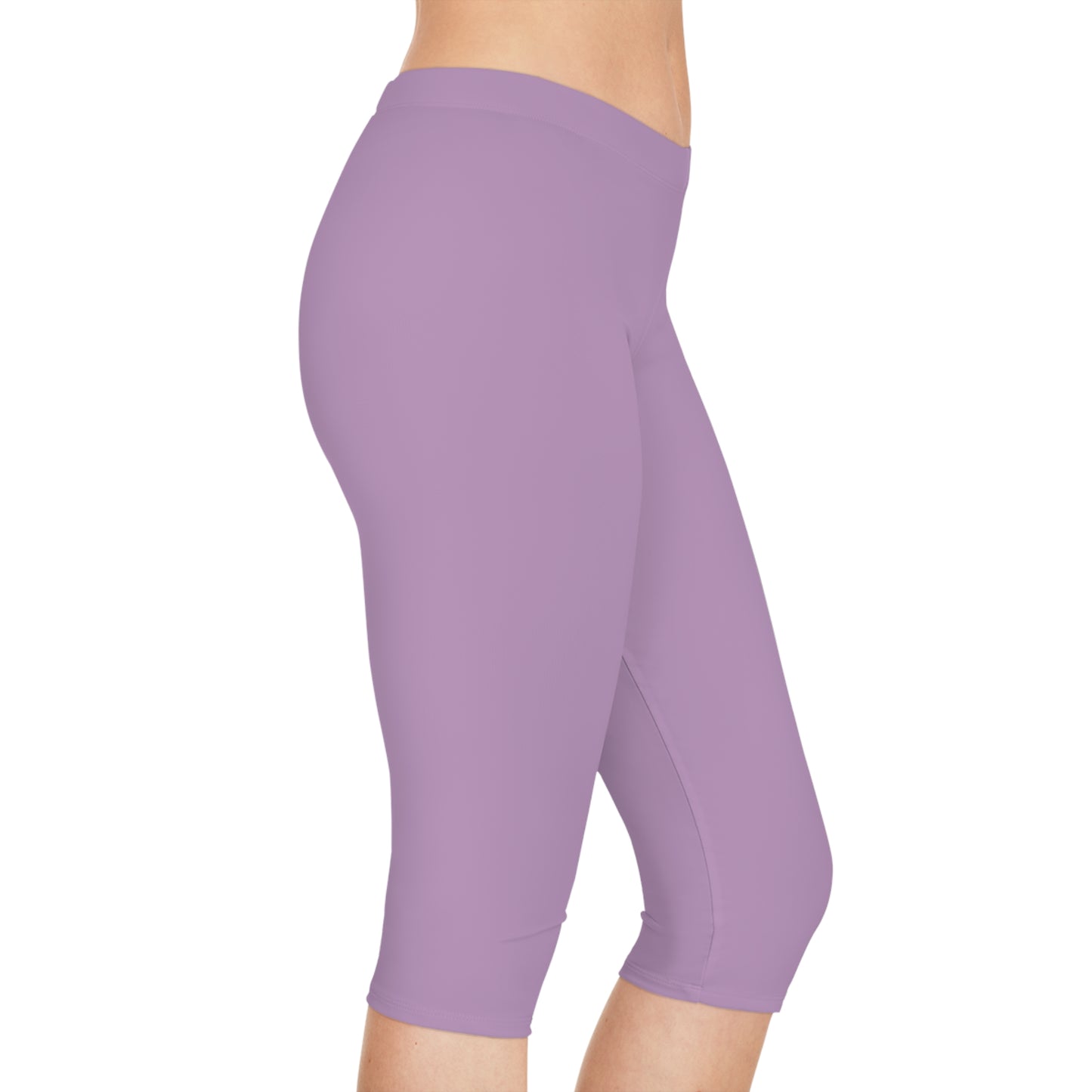 Purple Color Capri Leggings, Purple Capri Leggings 12