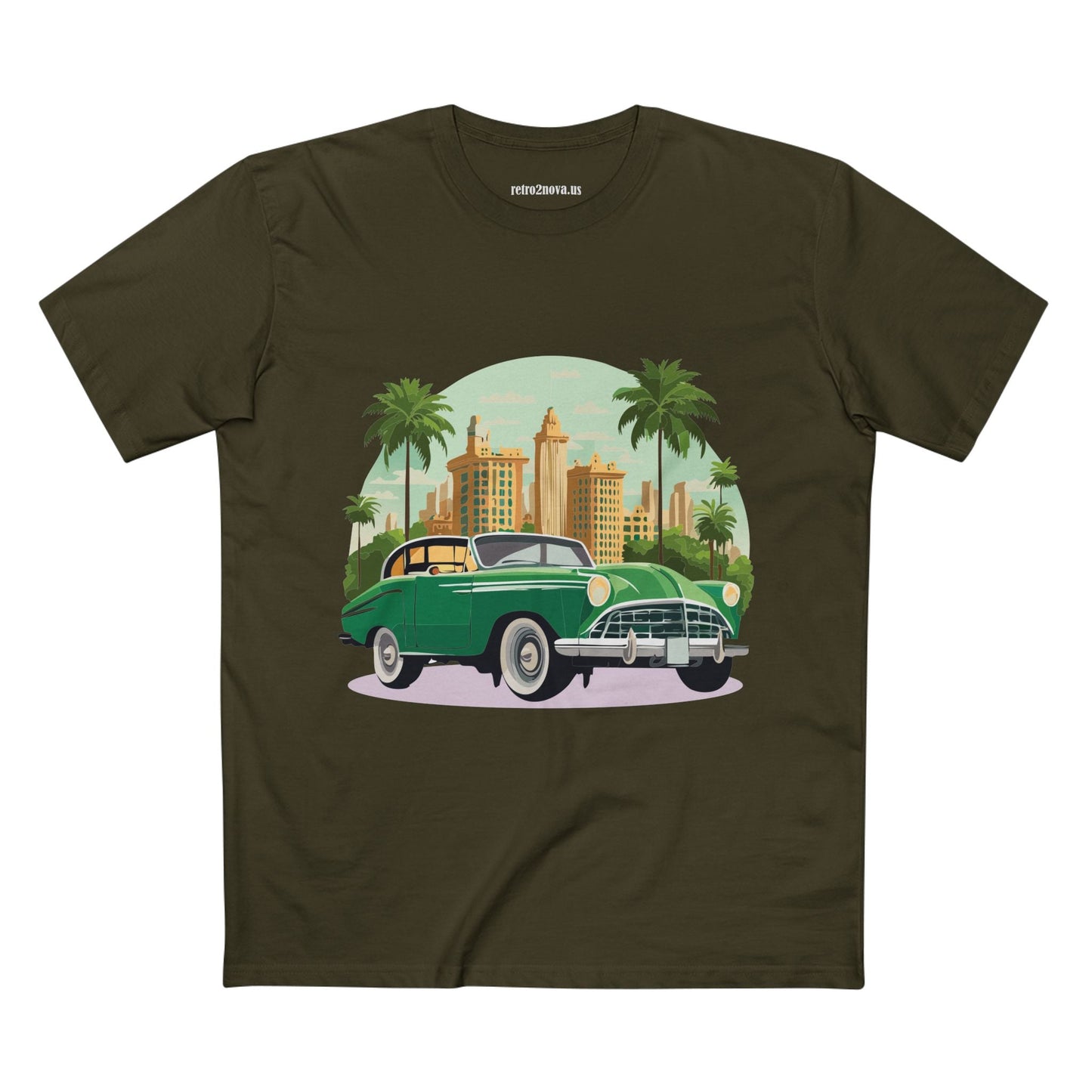 Retro Car Shirts Vintage Car Tee RC 18 Unisex Premium Cotton Art Print Tee Limited Edition