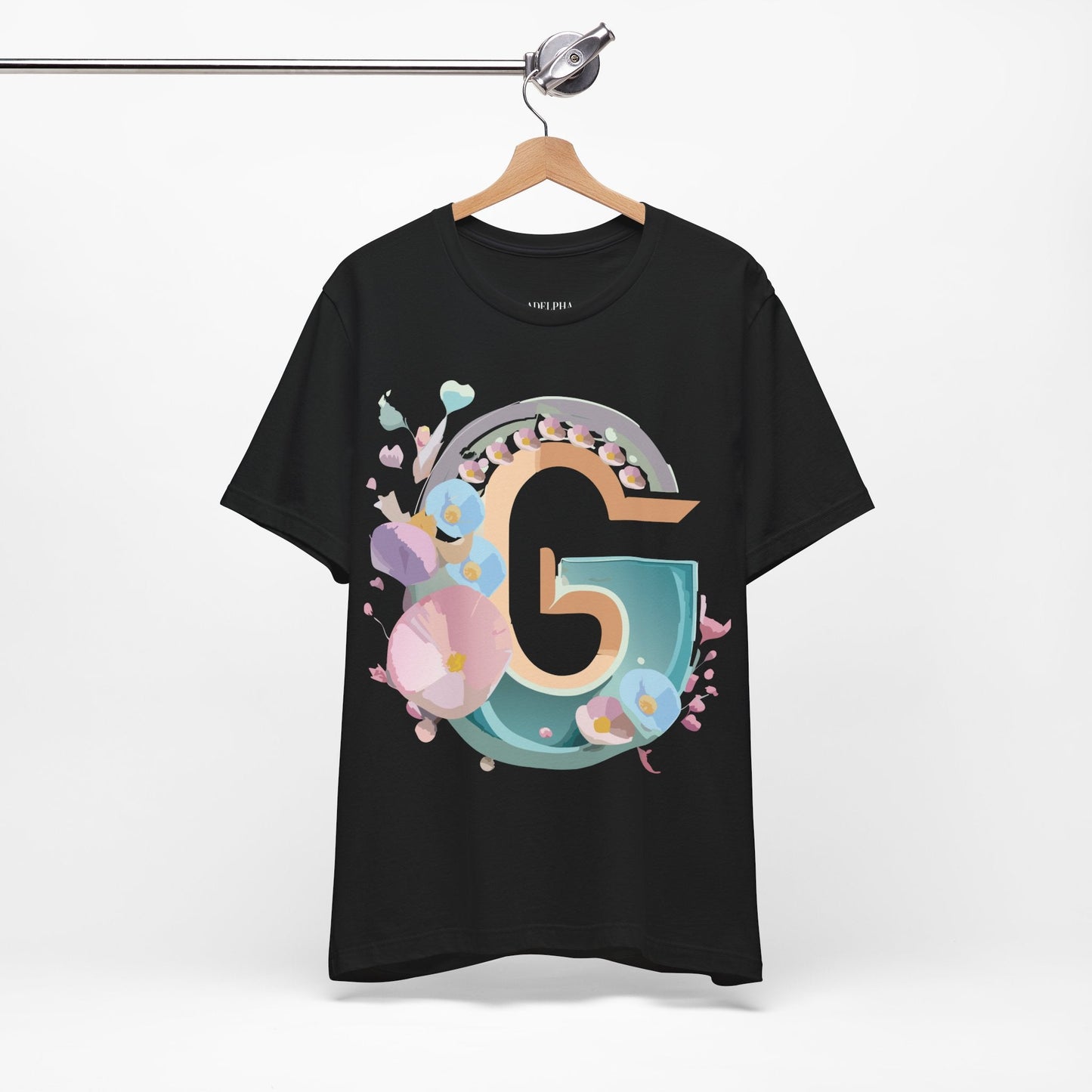 Adelpha Letter G Shirt Unisex Jersey Short Sleeve Graphic Tee With Vintage Inspired Artwork