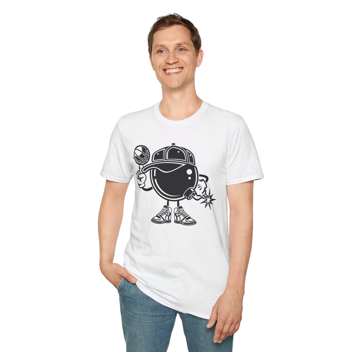 Cartoon Animation T Shirt Unisex Funny Tee Gildan Softstyle 100 Percent Cotton Comfort