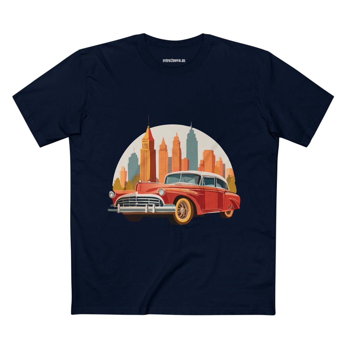 Retro Car Shirts Vintage Car Shirt RC2 Unisex Premium Cotton Tee With Original Art