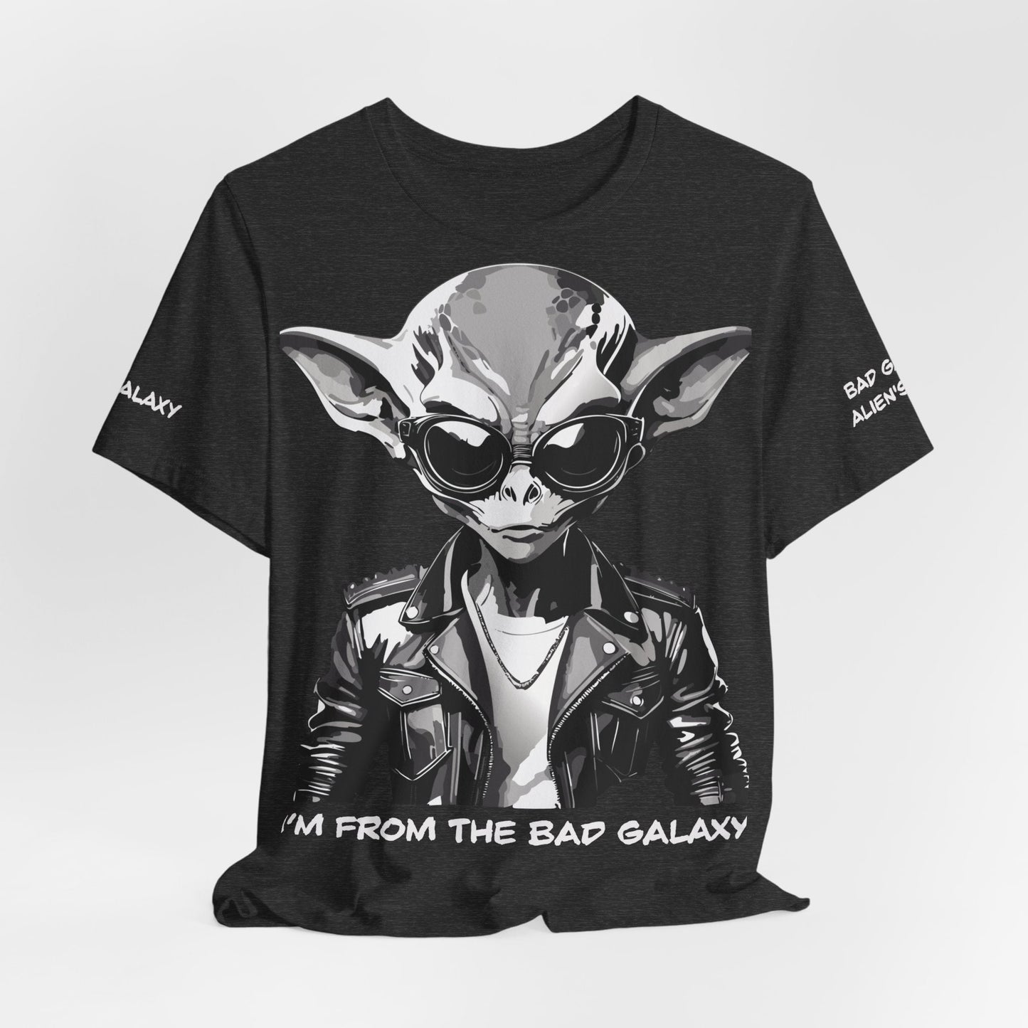 Tee Shirt With Alien From Bad Galaxy 100 Percent Cotton Made In USA Free Shipping