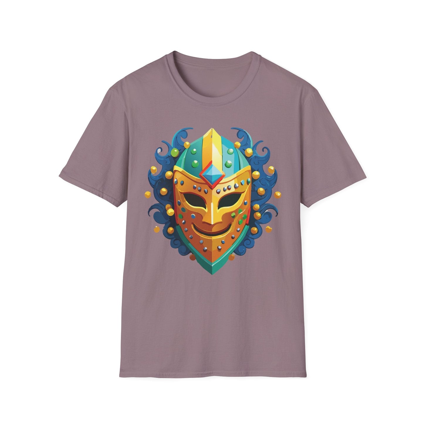Unisex Mask Tee Shirt Gildan Softstyle 64000 100 Percent Ring Spun Cotton Comfort