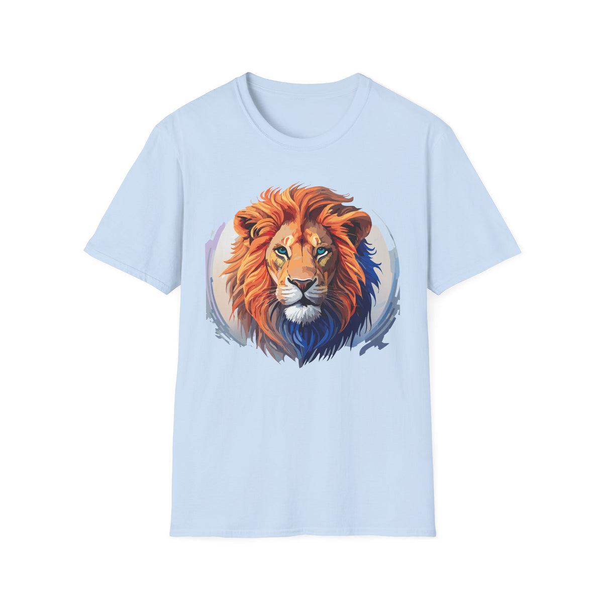 Regal Lion Face T-Shirt | Majestic Lion Portrait Tee