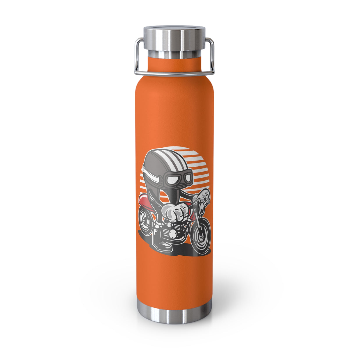 22oz Copper Insulated Water Bottle with Cartoon Design - CV12