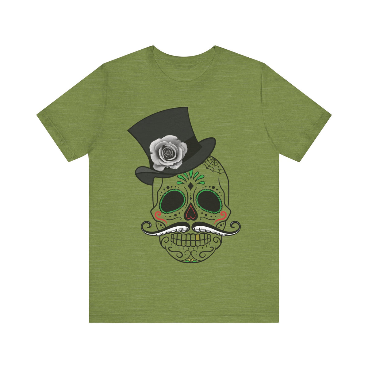 Camiseta unisex de algodón con calavera