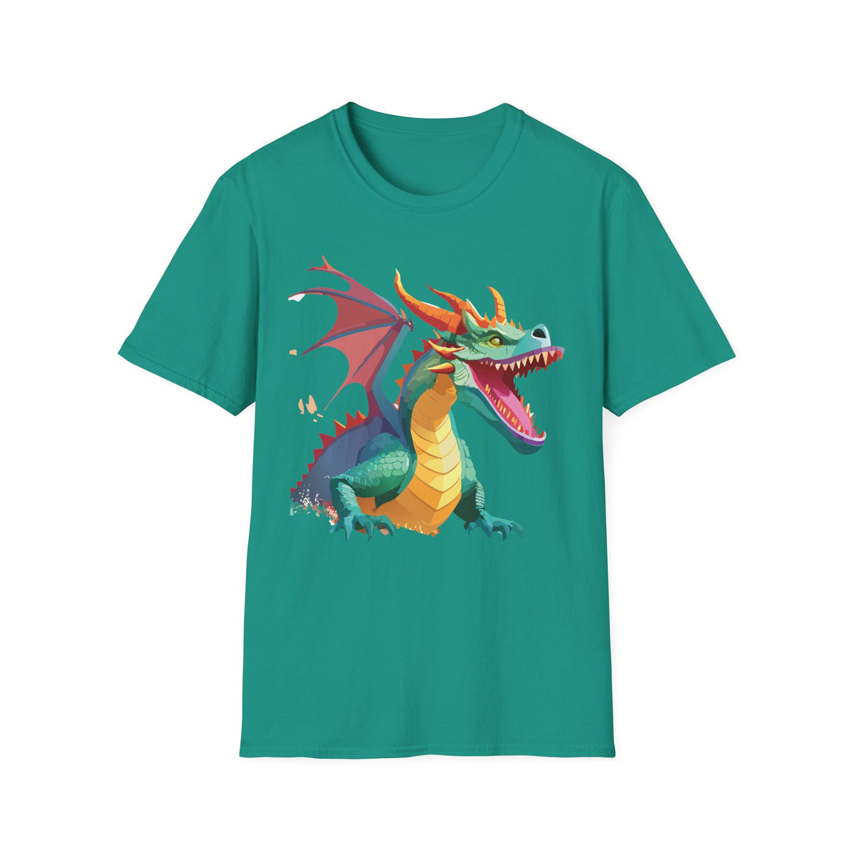 Dragon Graphic Tee Gildan Unisex 100 Cotton Tee Shirt with Animals m12