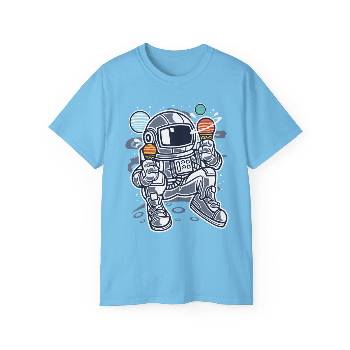 Astronaut Cosmos Graphic Tee Unisex 100 Cotton Gildan T-Shirt