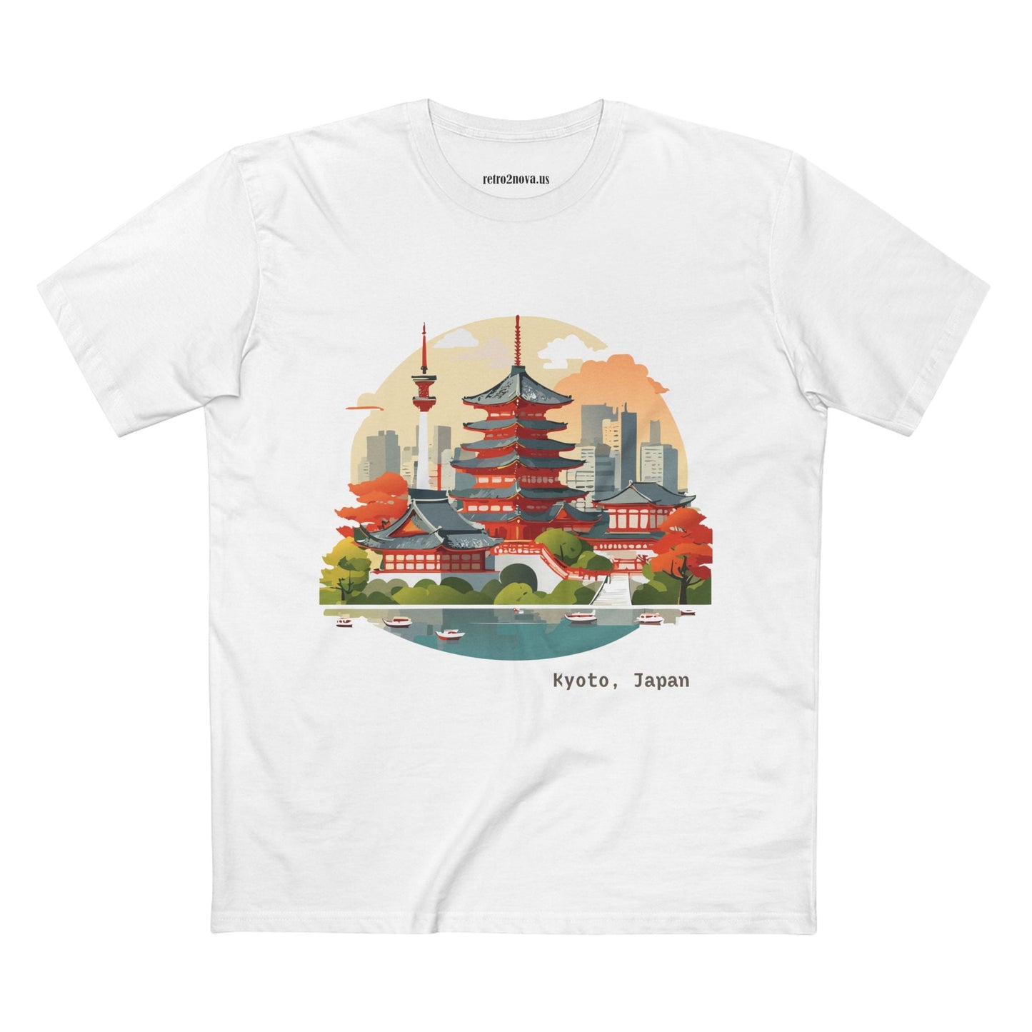 Travel Shirt Japan Tourist Shirt Unisex Premium Cotton Tee With Original Art Design Retro2Nova