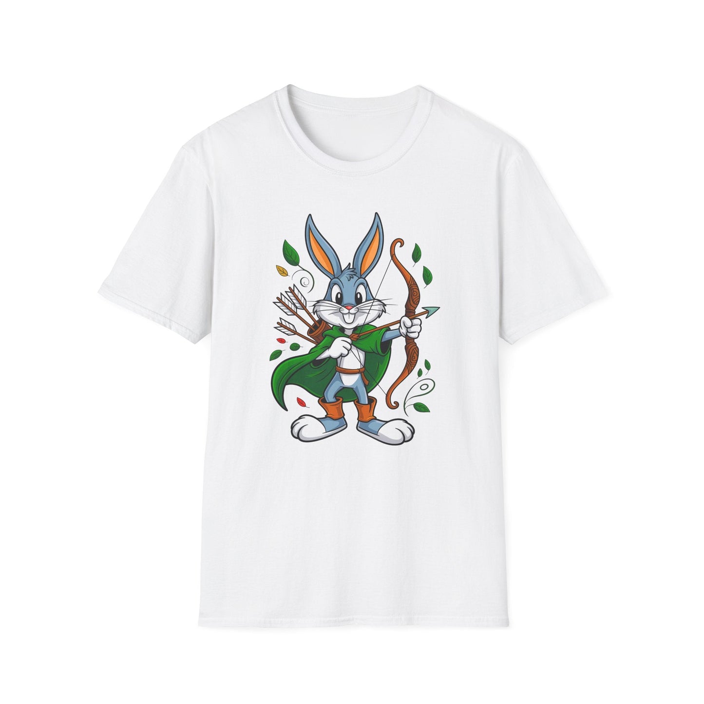 Bugs Bunny T Shirt Unisex Gildan Softstyle 100 Percent Ring Spun Cotton Cartoon Shirt Graphic