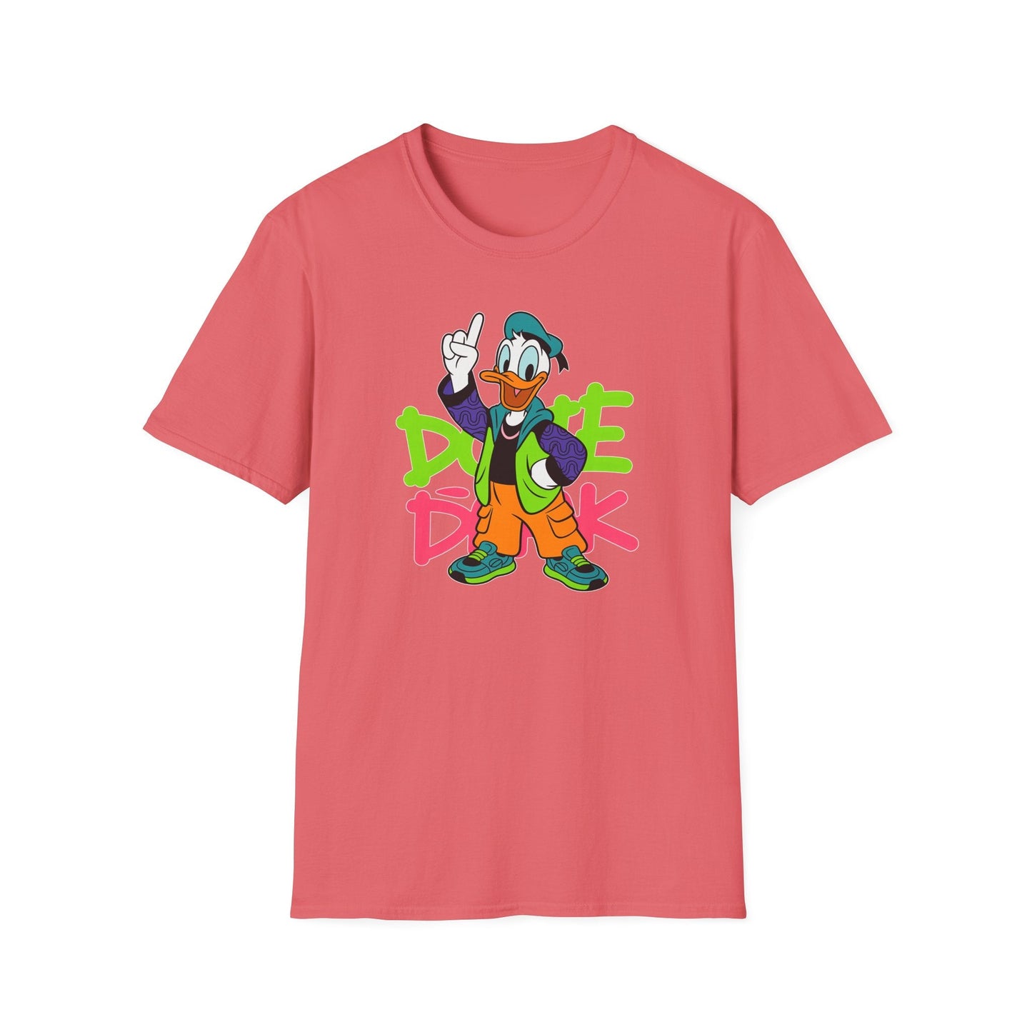 Unisex Cartoon T Shirt Animation Graphic Tee Funny Animals Softstyle 100 Percent Ring Spun Cotton