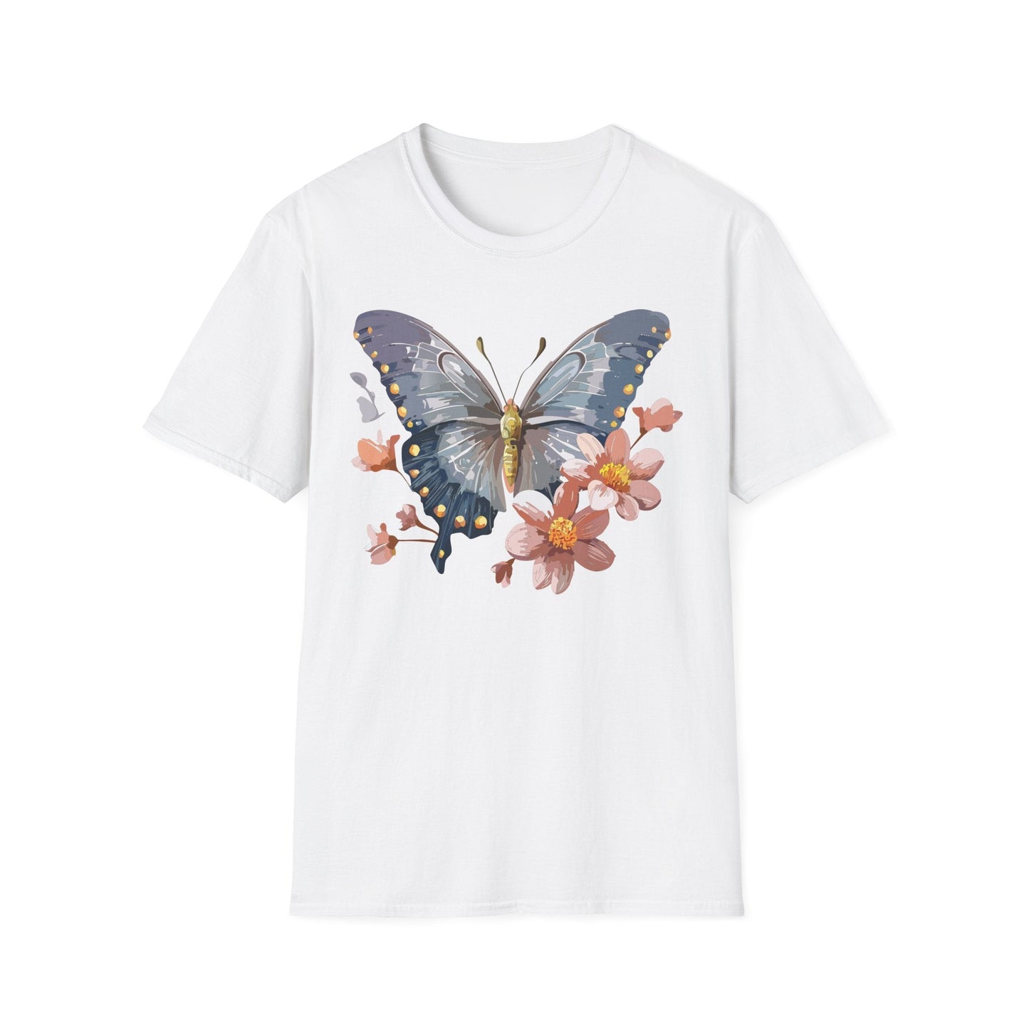 Butterfly Shirt Unisex T Shirt Monarch Butterfly Softstyle Tee Gildan 64000 Breathable Everyday Wear
