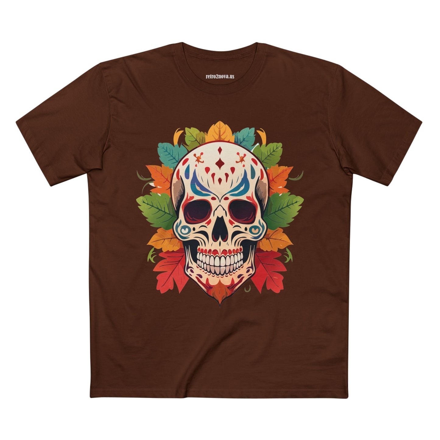 Skull Shirt Skeleton Tee SS-12 Unisex Premium Cotton Original Art Design Retro2Nova