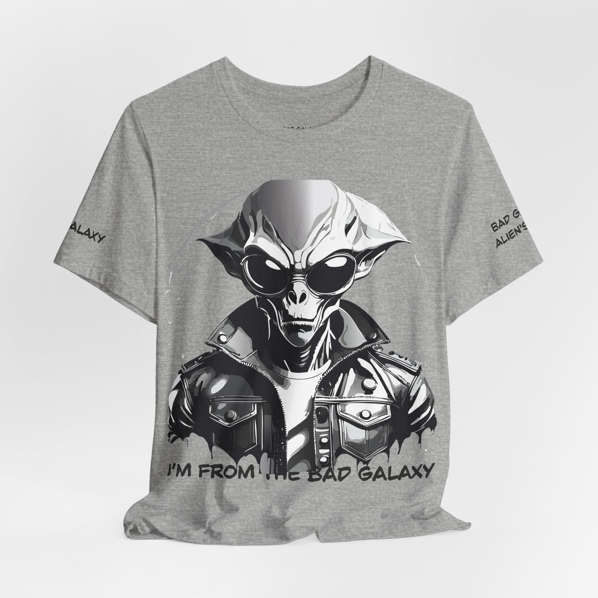 Alien Graphic Unisex Cotton Bella+Canvas Tee with Art Design b76