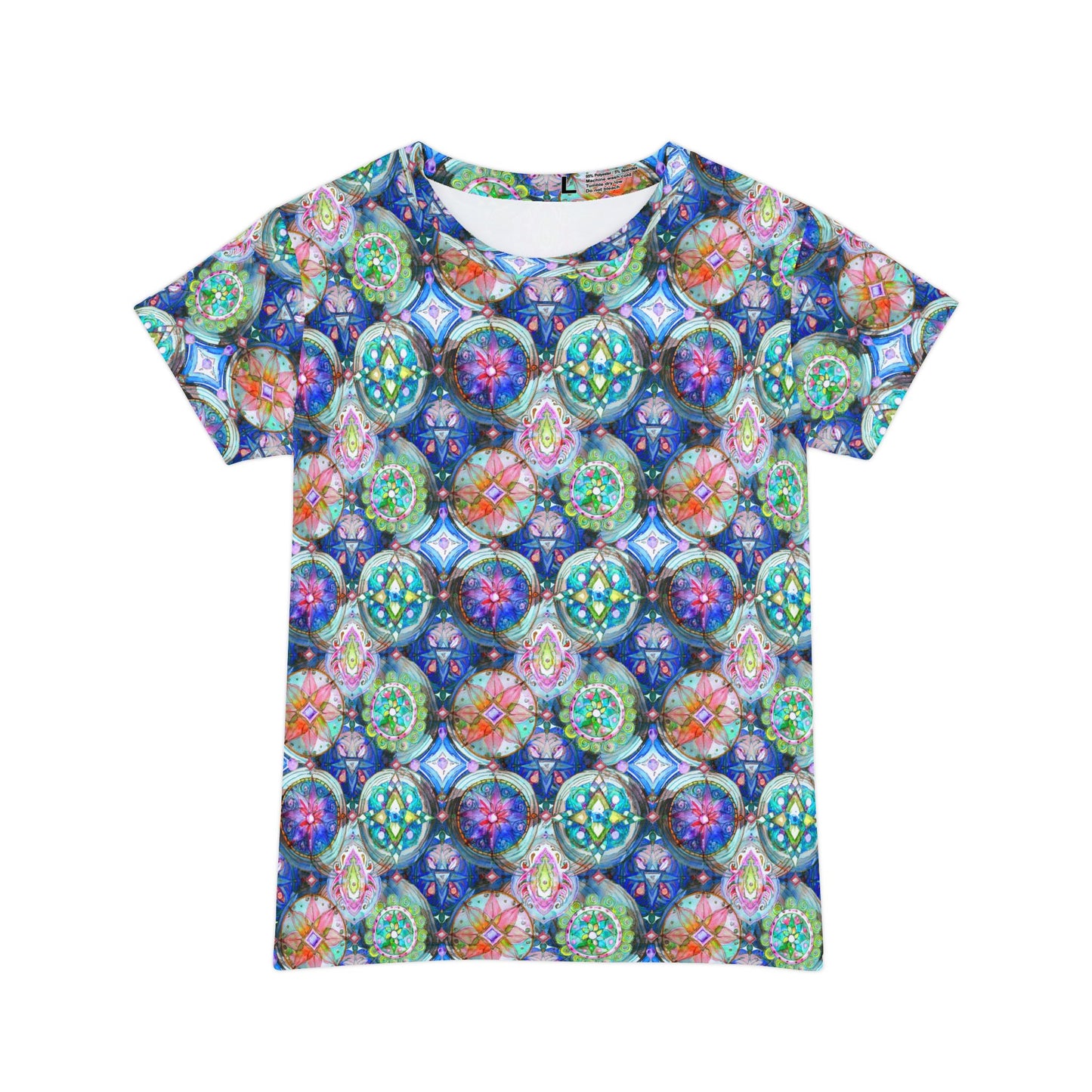 抽像印花襯衫，帶有抽象圖案的襯衫