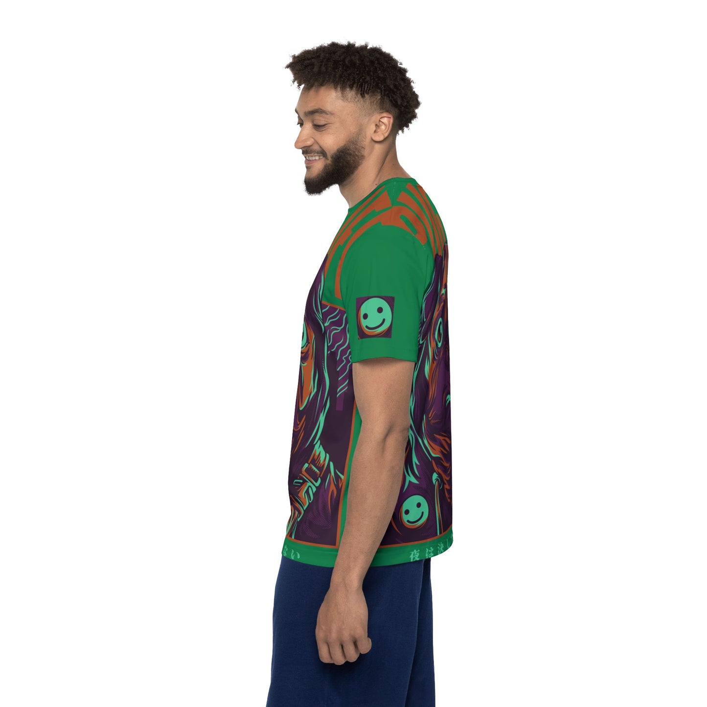 38-Be Fun Graphic T-Shirt, Art Design Poly Shirt, All Over Print Graphic Tee, Monsters T-Shirt, Cartoon Tees