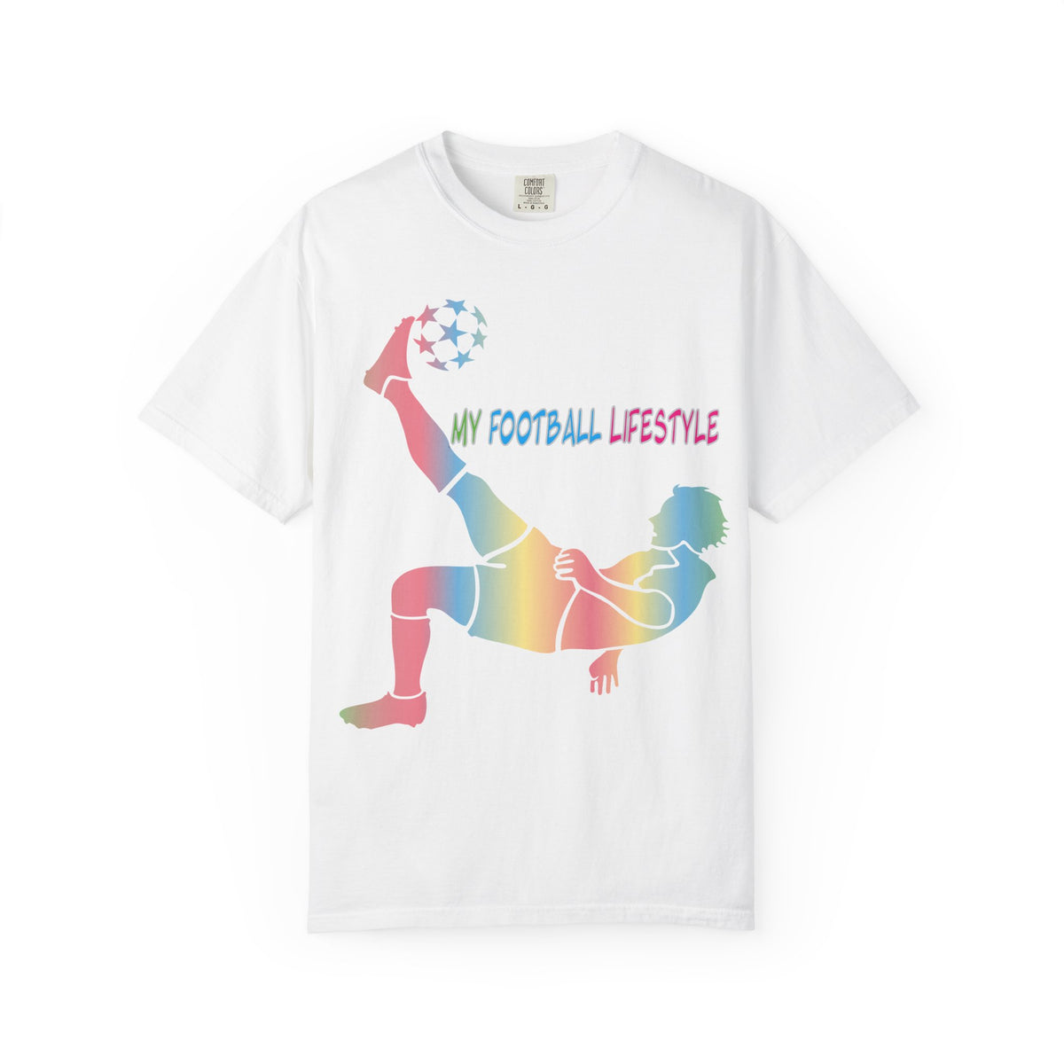 Sports Graphic Unisex T-Shirt Garment Dyed Cotton Relaxed Fit Comfort Colors 12