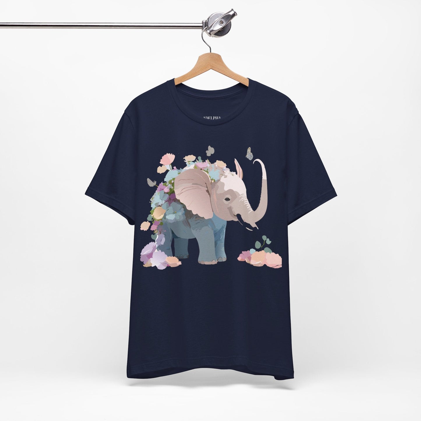 Elephant Graphic Tee Unisex Vintage Inspired Artwork Premium Adelpha Jersey Short Sleeve