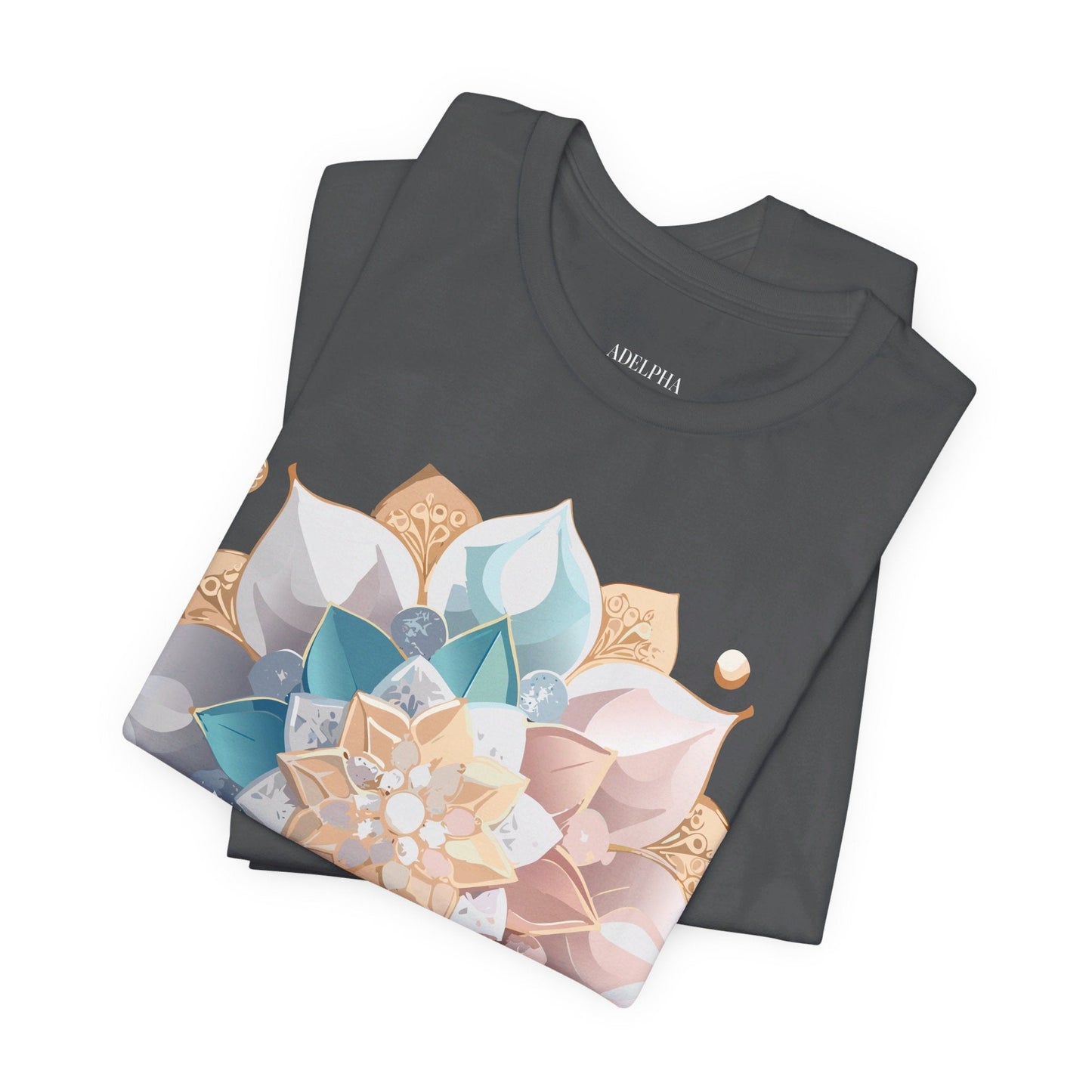 Mandala Graphic Unisex 100 Cotton Vintage Floral Artwork Tee 3