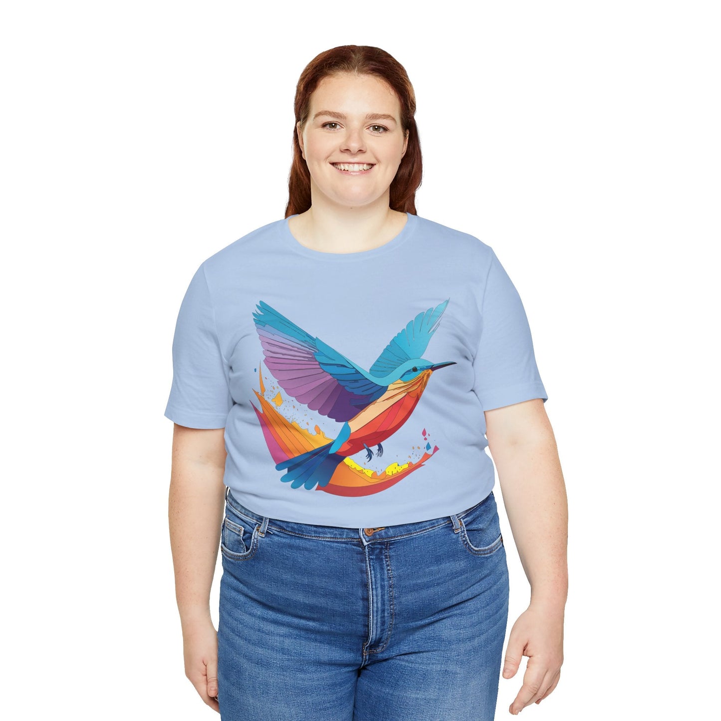 Unisex Animal Shirt Art Design Tee With Wild Animals Print Soft Comfortable Short Sleeve Tee