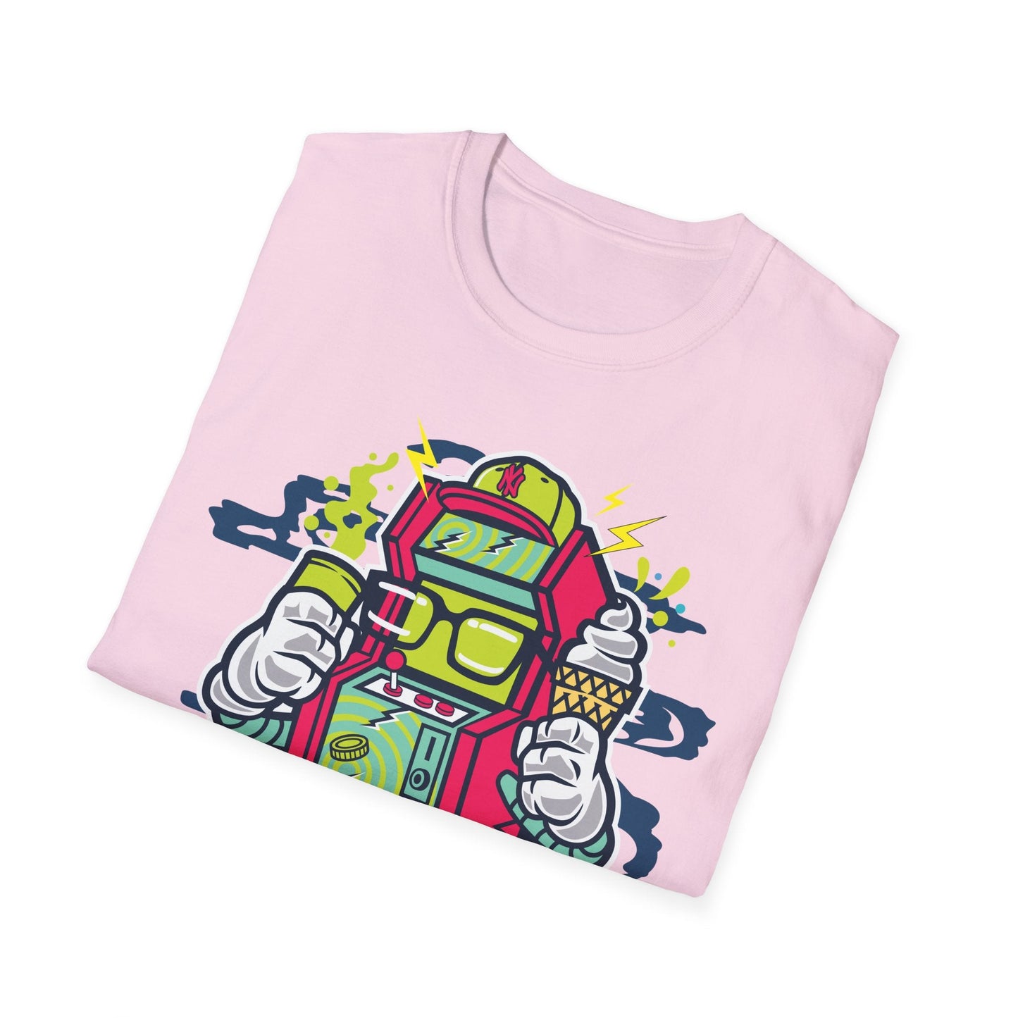 Cartoon T Shirt Animation Tee Funny Graphic Unisex Gildan Softstyle 64000 100 Percent Cotton