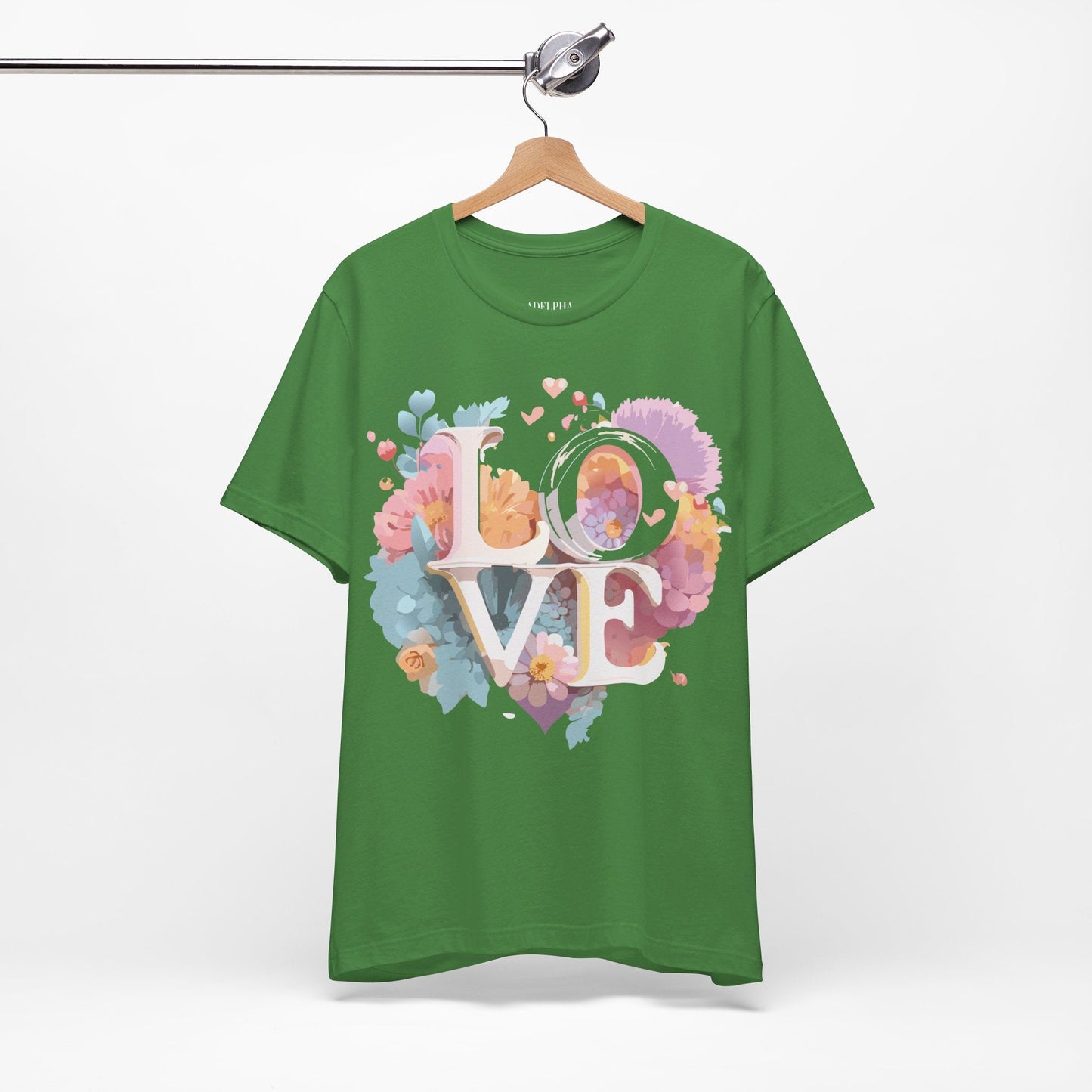 Valentine Graphic Tee Unisex Jersey Short Sleeve Art Design By Adelpha Vintage Artwork