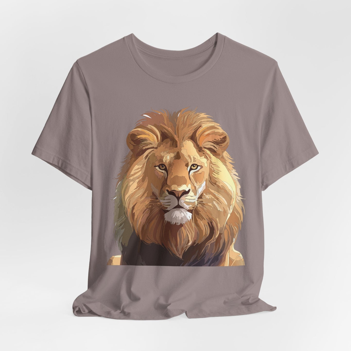 Unisex Animal Art Tee Shirt With Wild Animals Design Gildan 64000 Softstyle Cotton